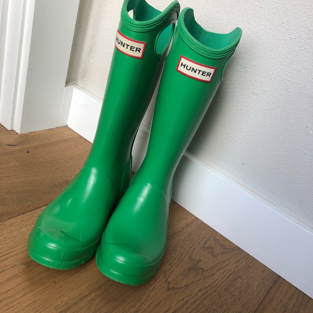 Kids Hunter Boots Apple Green